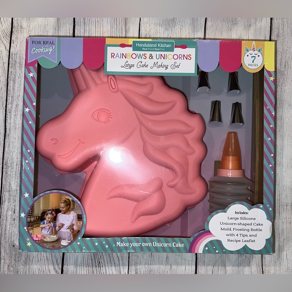Pink Unicorn Cake Making Set